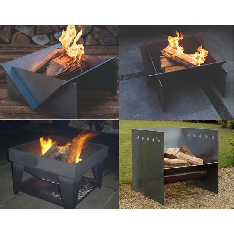 Detractable Metal Garden Decoration Heating Brazier Simple Fire Pit